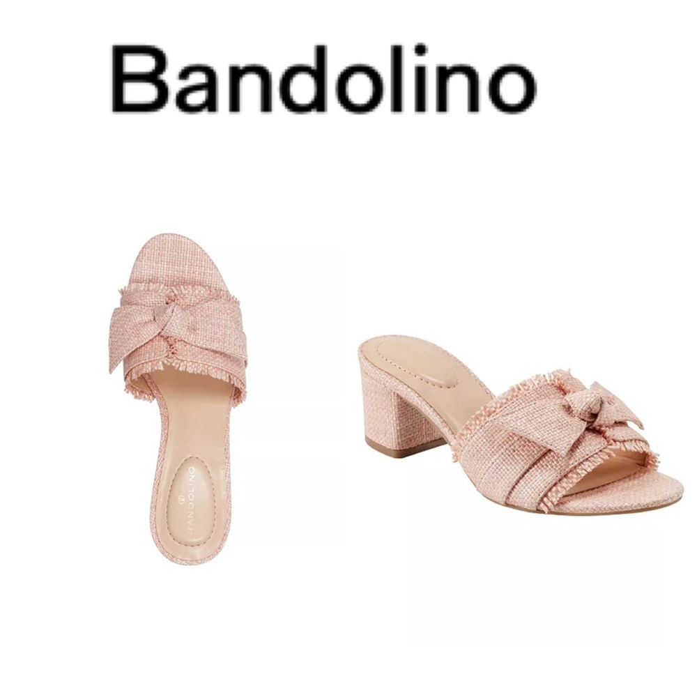 Bandolino
Women's Arden Raffia Knotted Bow Block Heel Sandals